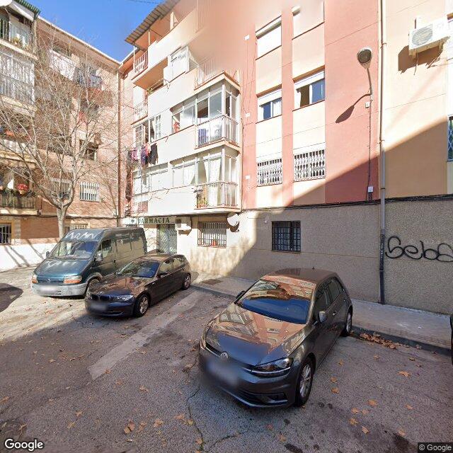 Street view near Farmacia in Madrid