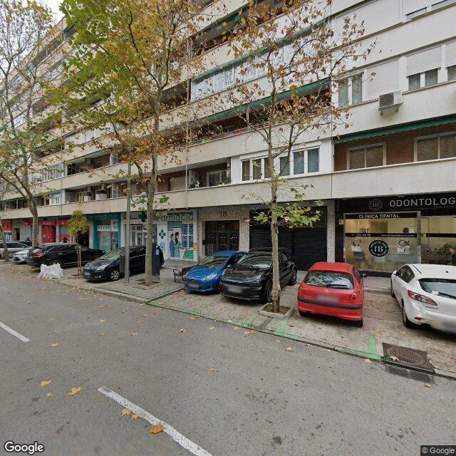Street view near Farmacia in Madrid