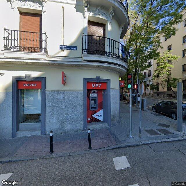 Street view near Farmacia in Madrid