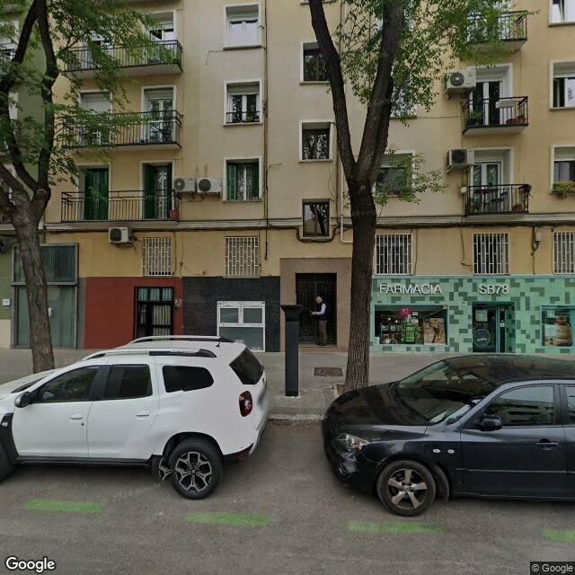 Street view near Farmacia in Madrid