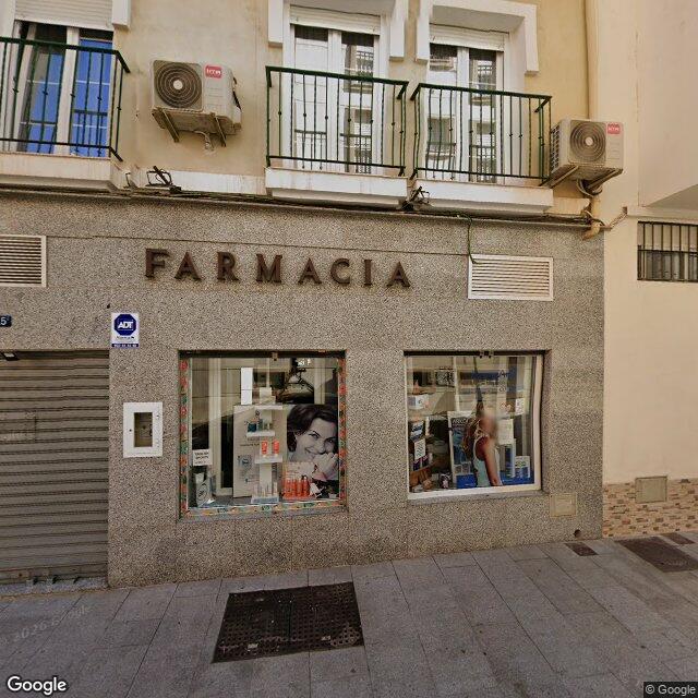 Street view near Farmacia Algarín in Málaga