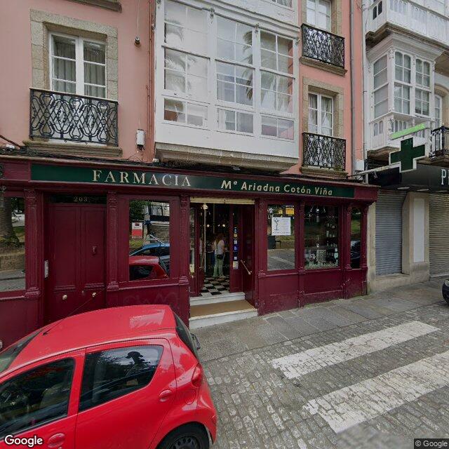 Street view near Farmacia Almodóvar in Ferrol