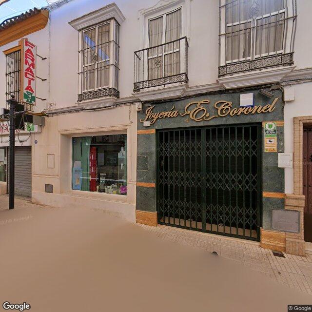 Street view near Farmacia Amparo Varo Moreno in La Puebla de Cazalla