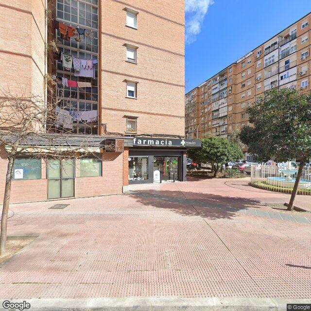 Street view near Farmacia Andrea Doria in Madrid