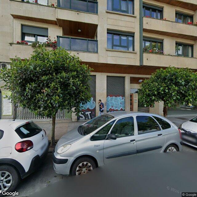Street view near Farmacia Areal in Vigo