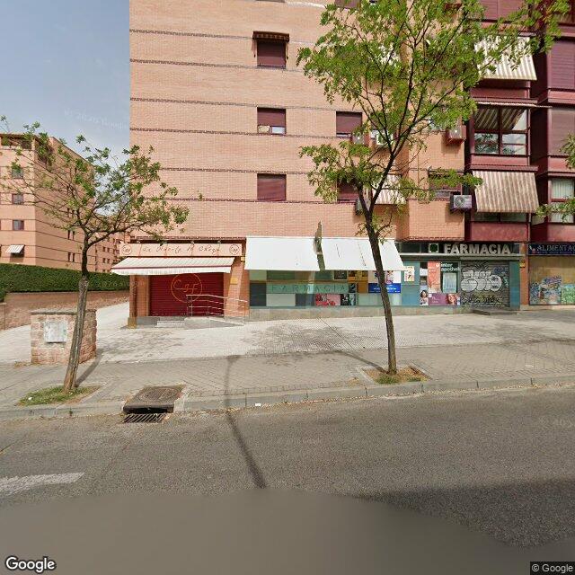 Street view near Farmacia in Madrid