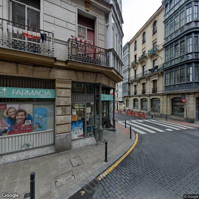Street view near Farmacia in Spain