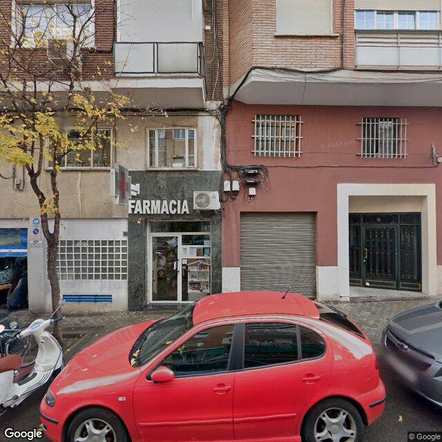 Street view near Farmacia in Madrid