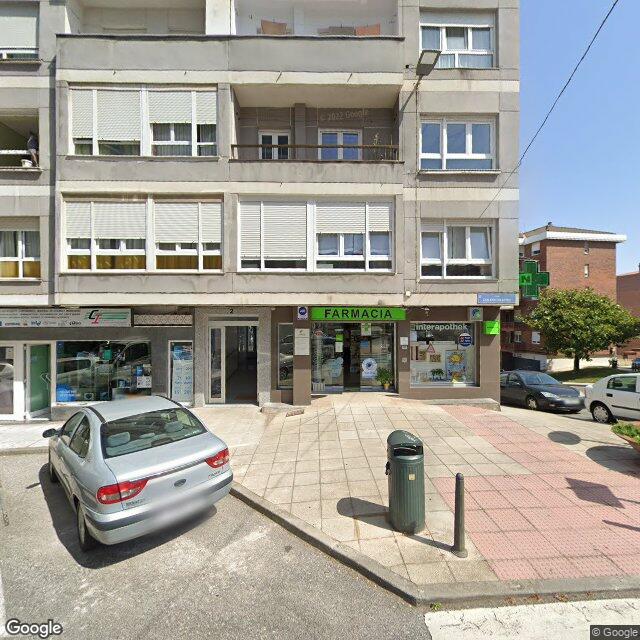 Street view near Farmacia in Spain