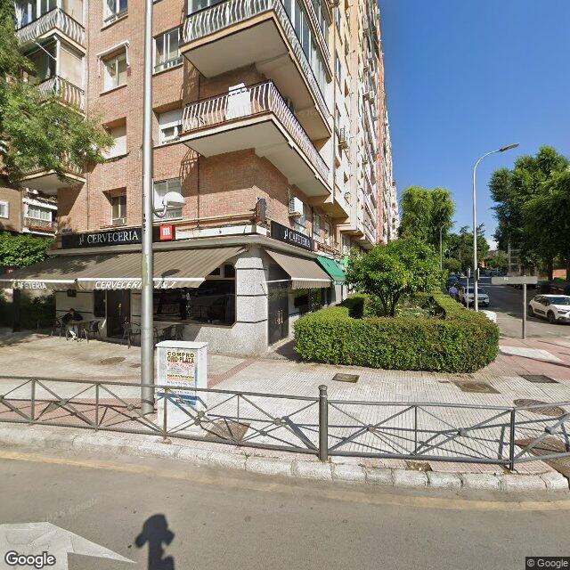 Street view near Farmacia in Madrid