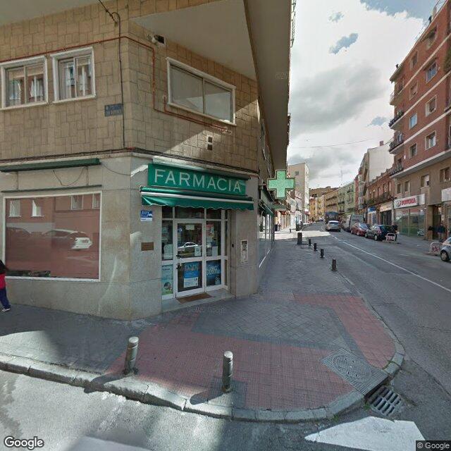 Street view near Farmacia in Madrid