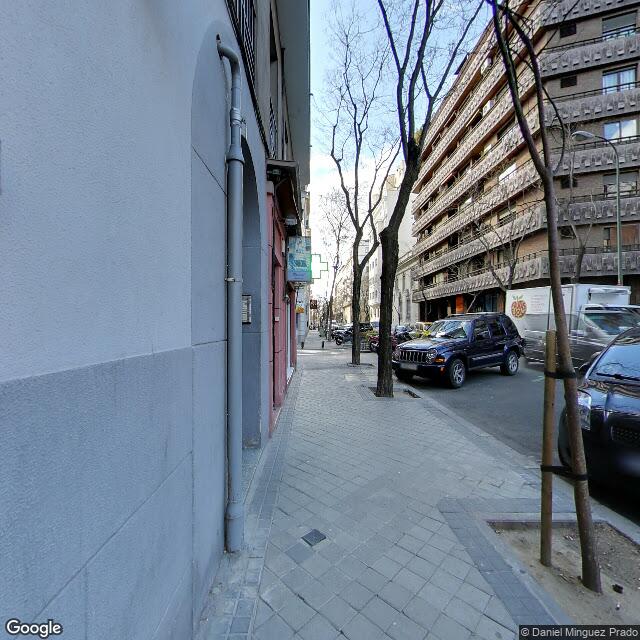 Street view near Farmacia in Madrid