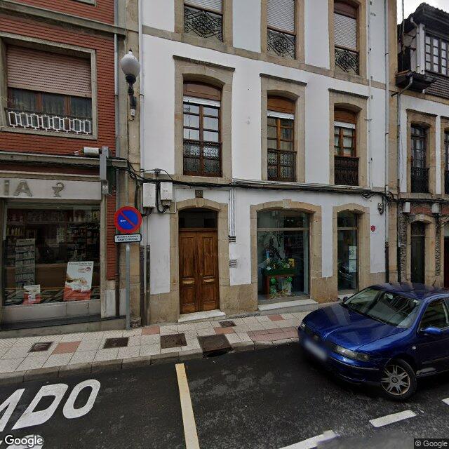 Street view near Farmacia Barros Margolles in Villaviciosa