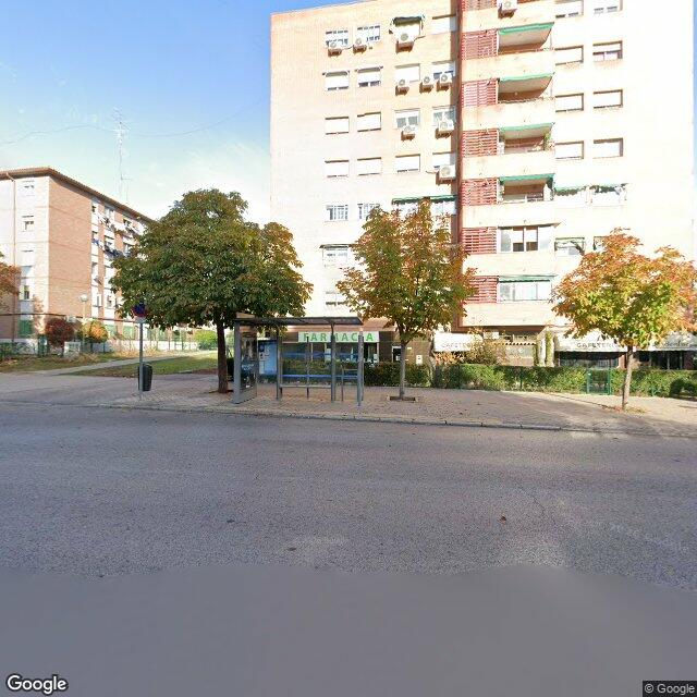 Street view near Farmacia in Madrid