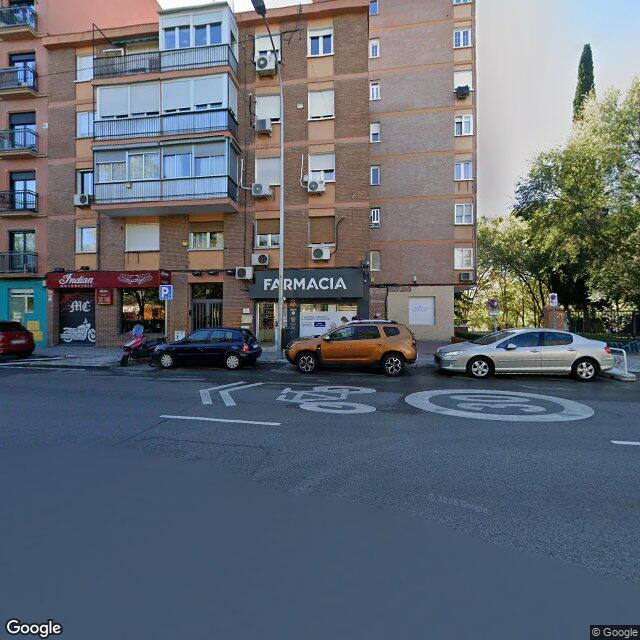 Street view near Farmacia in Madrid