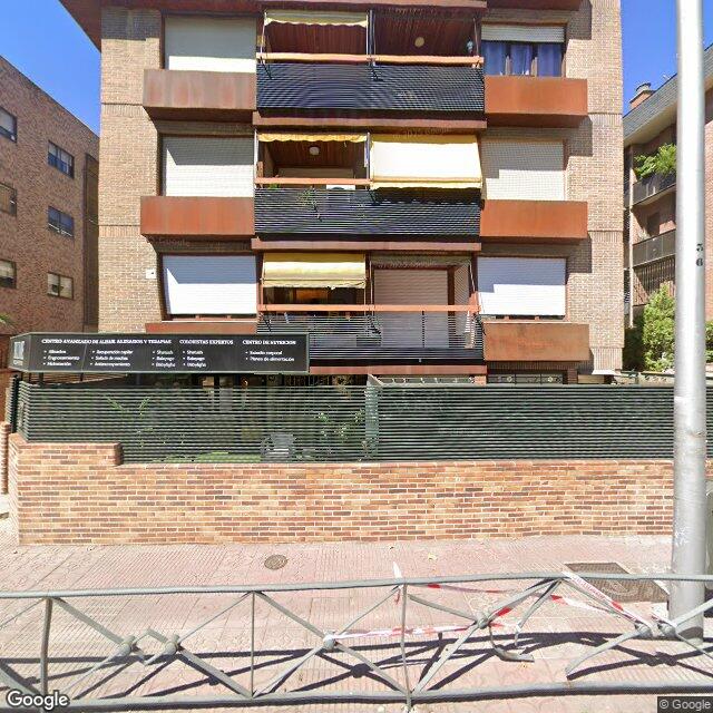 Street view near Farmacia in Madrid