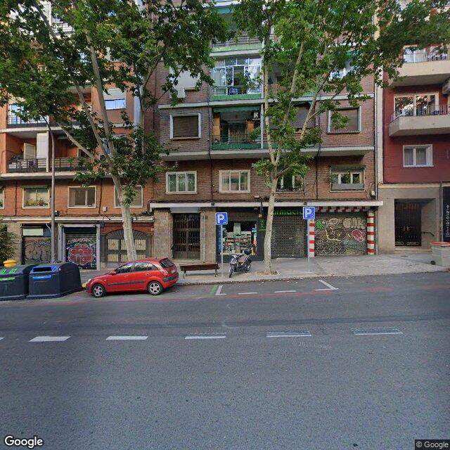 Street view near Farmacia in Madrid