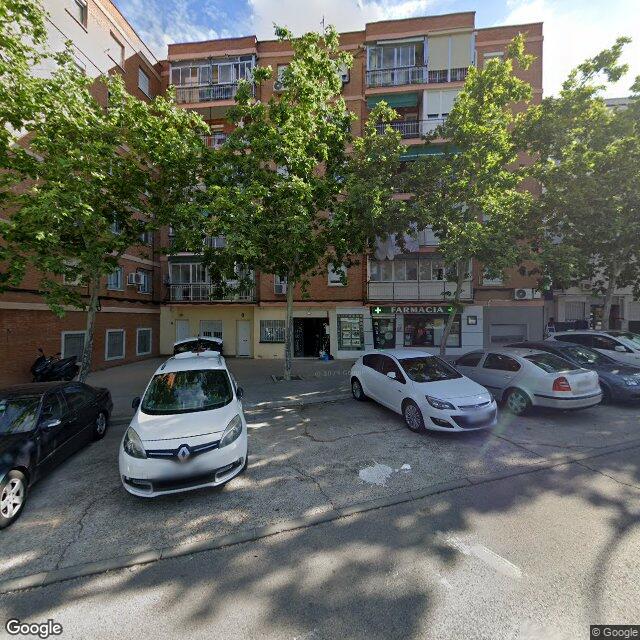 Street view near Farmacia in Madrid
