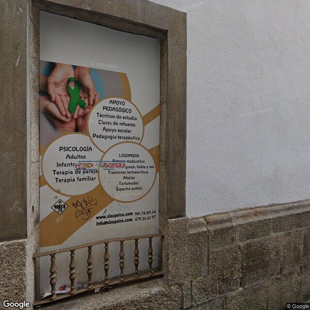 Street view near Farmacia Bescansa in Santiago de Compostela
