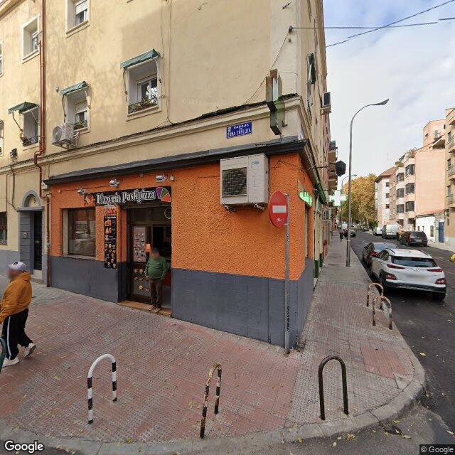 Street view near Farmacia in Madrid