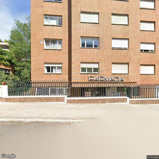 Street view near Farmacia in Madrid