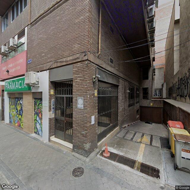 Street view near Farmacia in Madrid