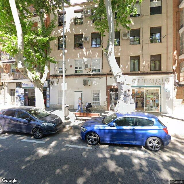 Street view near Farmacia in Madrid