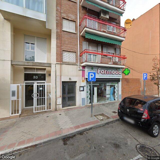 Street view near Farmacia in Madrid