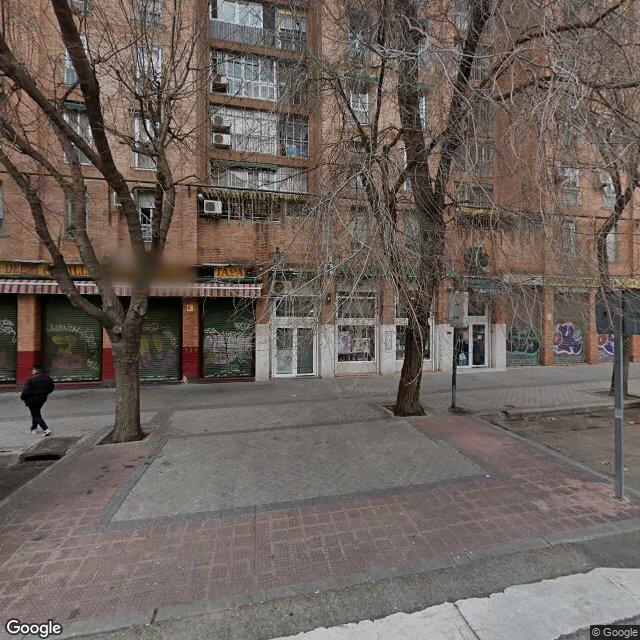 Street view near Farmacia in Madrid