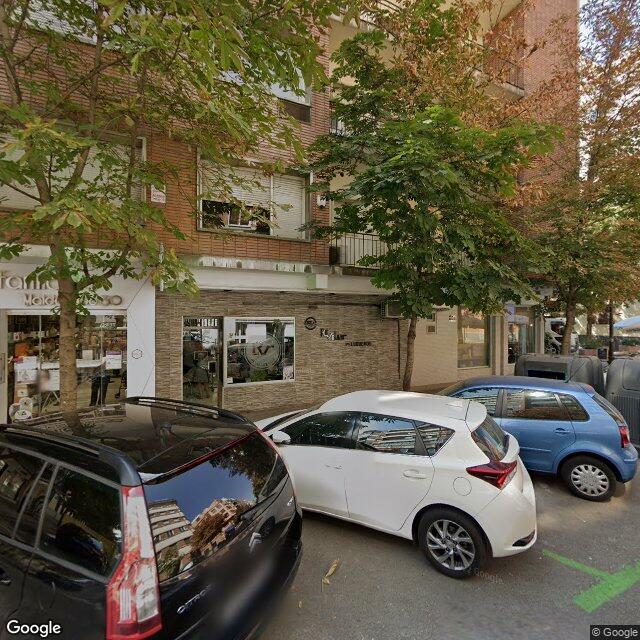 Street view near Farmacia in Madrid