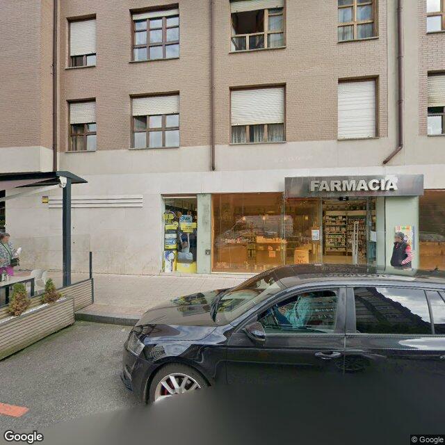 Street view near Farmacia in Spain