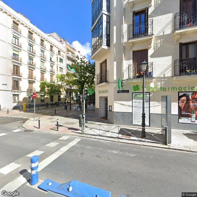 Street view near Farmacia in Madrid