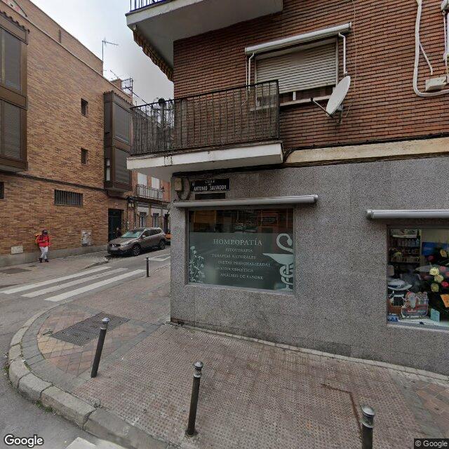 Street view near Farmacia in Madrid