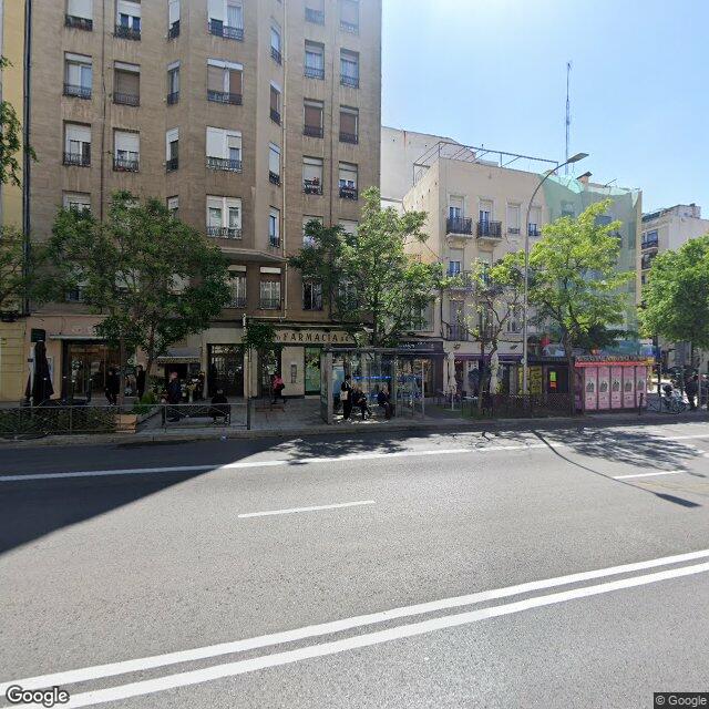 Street view near Farmacia in Madrid