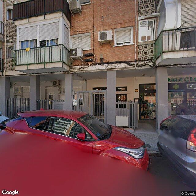 Street view near Farmacia in Madrid