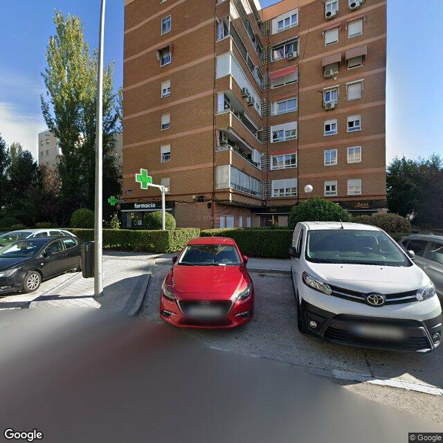 Street view near Farmacia in Madrid