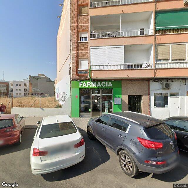 Street view near Farmacia in Madrid
