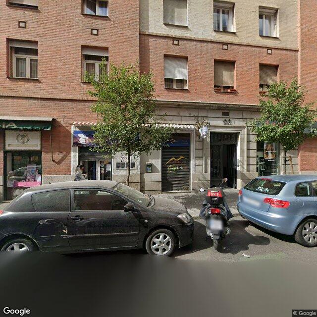 Street view near Farmacia in Madrid