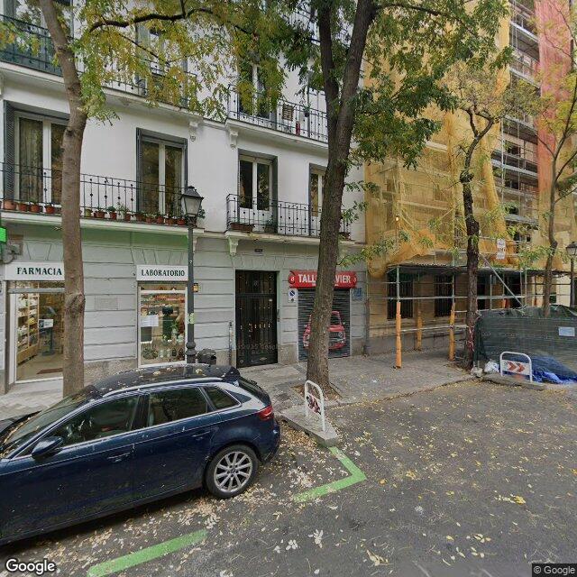 Street view near Farmacia in Madrid