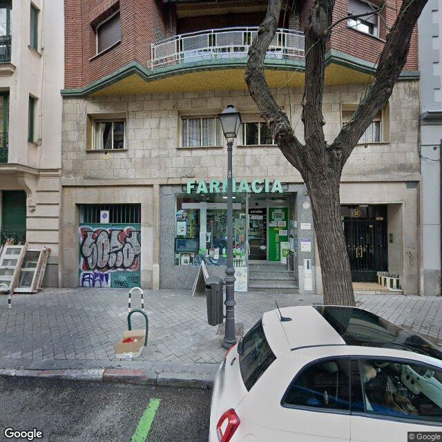 Street view near Farmacia in Madrid
