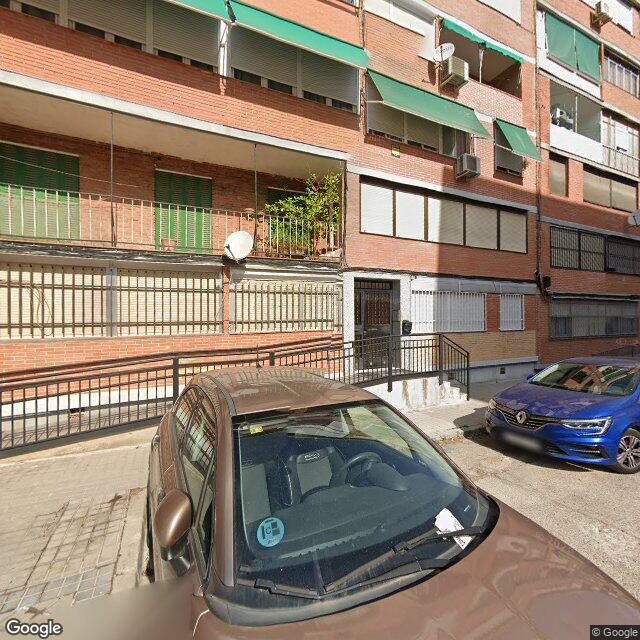 Street view near Farmacia in Madrid