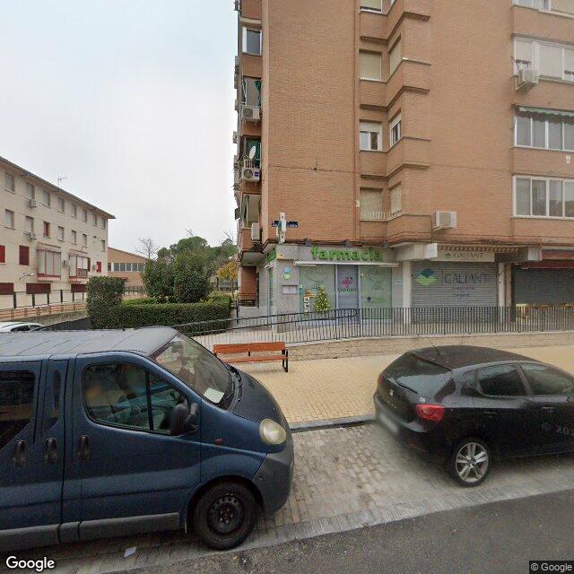 Street view near Farmacia in Madrid