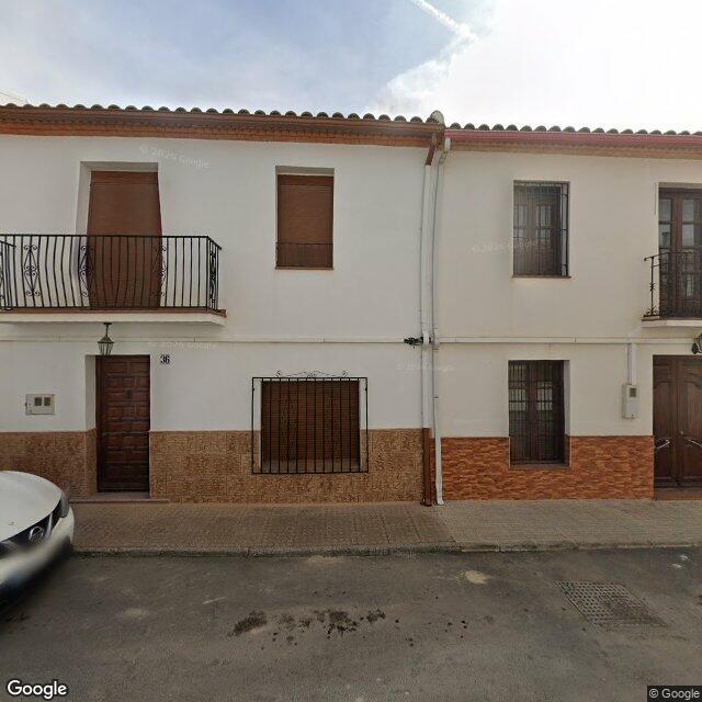 Street view near Farmacia Campo Cámara in Spain