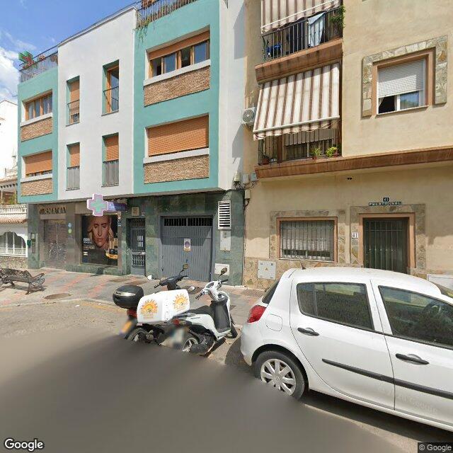 Street view near Farmacia Canales Nicas in Las Lagunas
