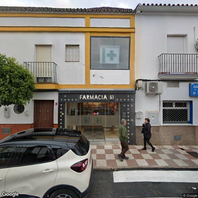 Street view near Farmacia Cano Delmas in Olivares