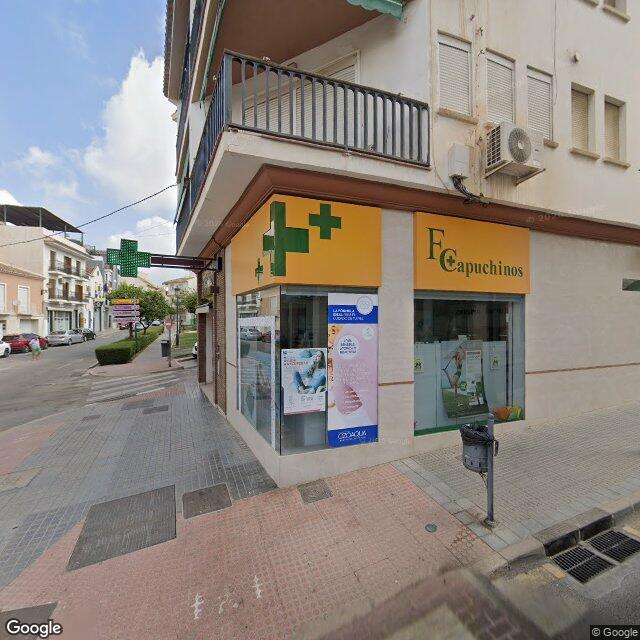Street view near Farmacia Capuchinos in Velez-Málaga
