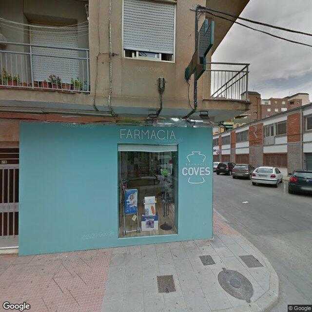 Street view near Farmacia Carlos Coves in Spain