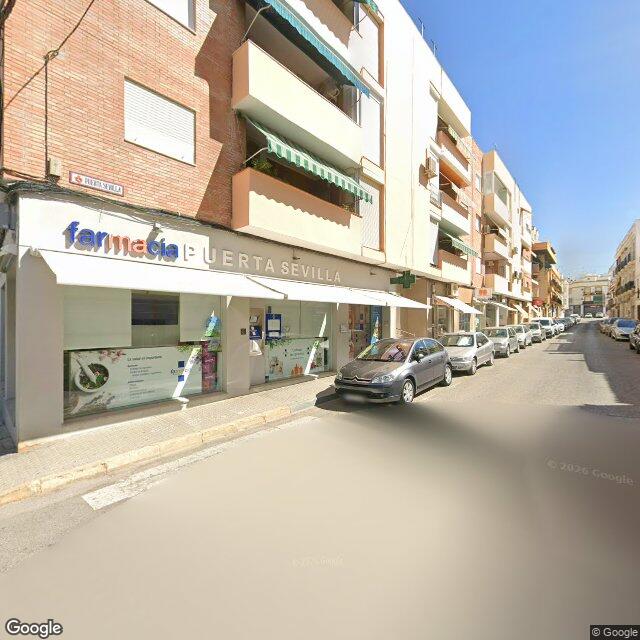 Street view near Farmacia Carmen Muñoz Trujillo in Morón de la Frontera