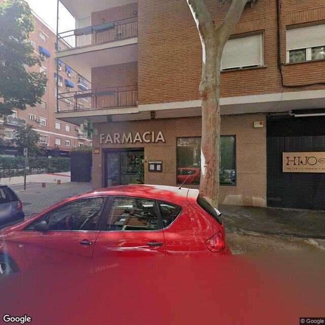 Street view near Farmacia Castellana 262 Lcda. Beatriz García Araújo in Madrid