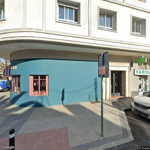 Street view near Farmacia in Madrid